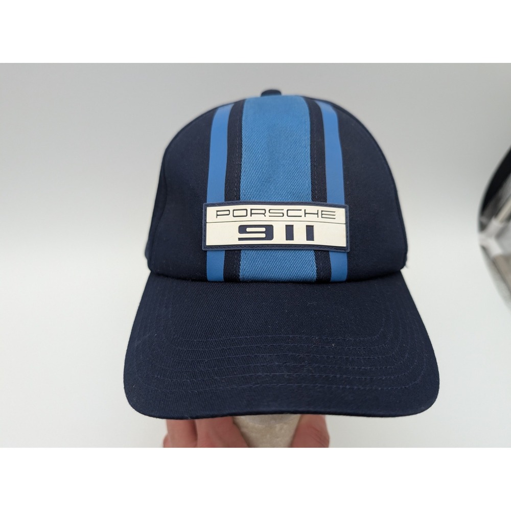 Puma Porsche 911 Navy Blue Racing Stripe Snapback Hat 023181-02